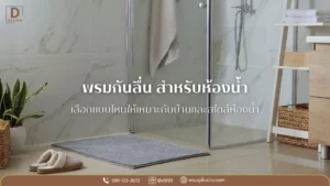 ไอเดียตกแต่งห้องอาบน้ำ ดีดีไซน์ พรมปูพื้น กันลื่น สินค้าคุณภาพ