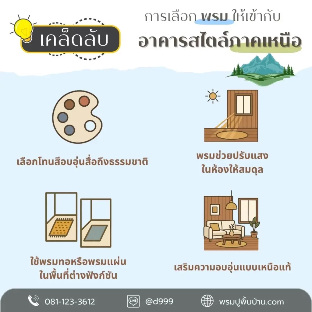 งานปูพรมคุณภาพโดย d-design ลำพูน ติดตั้งเรียบหรูทุกโซนใช้งาน