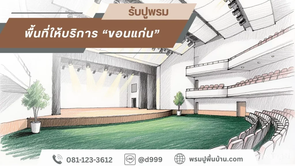 ช่างปูพรมขอนแก่น รับปูพรม d-design วัดพื้นที่ก่อนติดตั้งอย่างละเอียด ครอบคลุมทุกพื้นที่