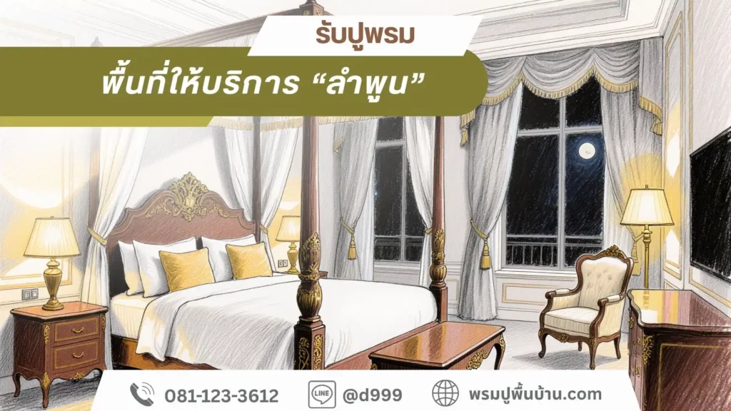 d-design รับปูพรมลำพูน บริการติดตั้งพรมทุกประเภททั่วจังหวัดลำพูน