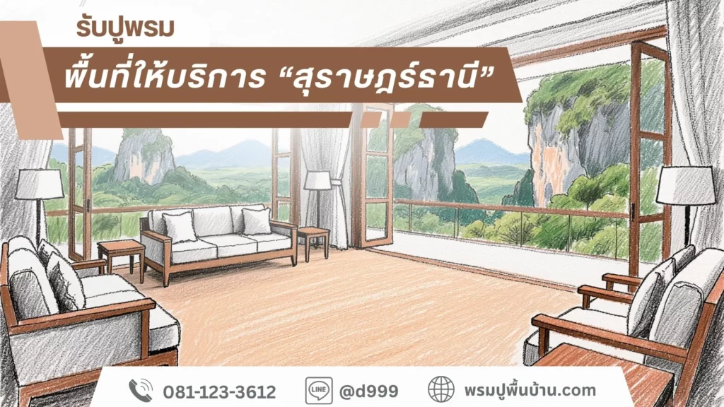 D-design รับปูพรมสุราษฎร์ธานี บริการครบวงจรโดยทีมช่างมืออาชีพ