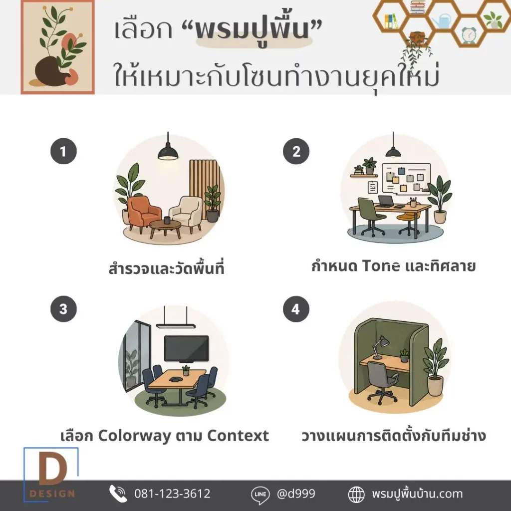 ร้านขายพรมคุณภาพดี ราคาถูก สำหรับออฟฟิศที่ต้องการแบ่งโซนใช้งาน